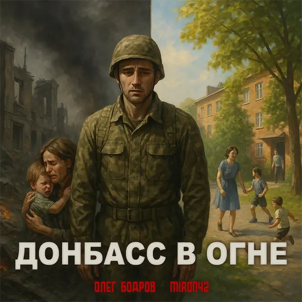 Донбасс в огне — Обложка песни